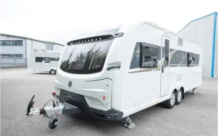 Coachman Lusso III caravan (photo courtesy of Richard Chapman)