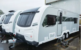 Coachman Laser 665 Xtra caravan (photo courtesy of Richard Chapman)