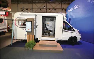 The Dethleffs Yoka Go T 1 low-profile motorhome