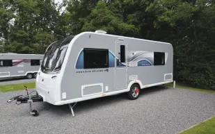 The Bailey Pegasus Grande GT75 Portofino caravan