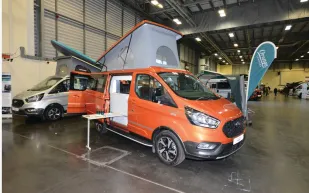 The Orange Campers Trouvaille Actif rising roof campervan