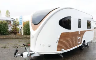 The La Mancelle Liberty 490 SA caravan (photo courtesy of Richard Chapman)