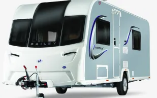 The Bailey Phoenix+ 642 caravan (photo courtesy of Bailey of Bristol)
