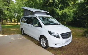 The Westfalia Jules Verne rising roof campervan