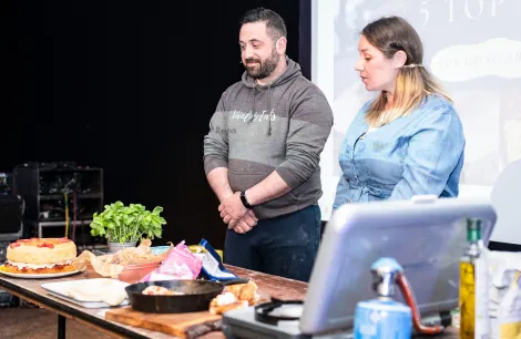 Van Life Eats demonstrations at the South West Show
