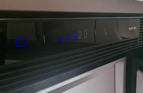 Motorhome fridge controls