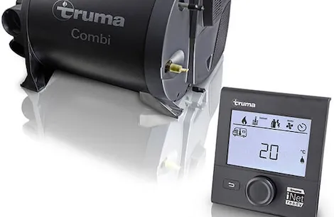 Truma Combi heating and control panel