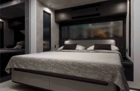 The bed inside the Brabus Big Boy 1200