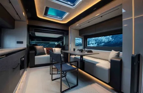 The lounge inside the Brabus Big Boy 1200