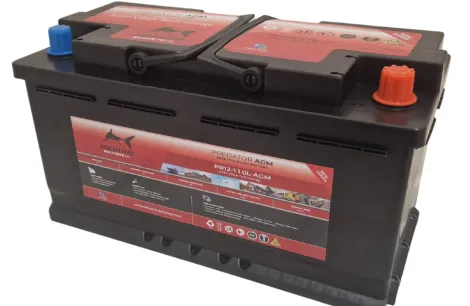 A Predator AGM lithium battery