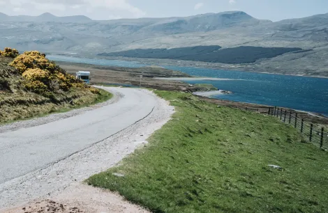 Driving along the NC500...