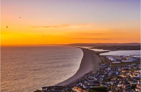 Chesil Beach in Dorset