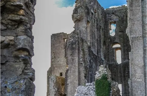 Corfe Castle in Dorset