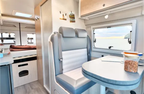 Inside the Sunlight Cliff 600 X campervan