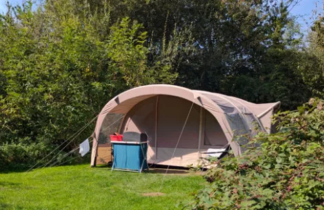 Tent on a sunny day