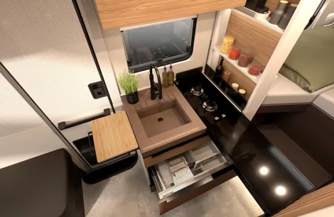 Burstner 2026 Signature kitchen