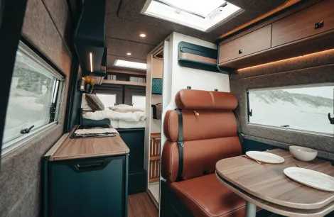 Inside the Eriba Car 600