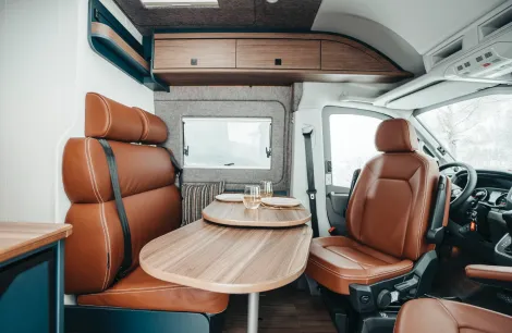 Inside the Eriba Car 600