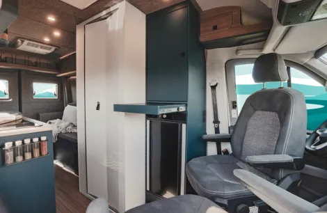 Inside the Eriba Car 602