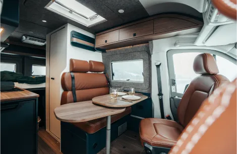 Eriba Car campervan interior