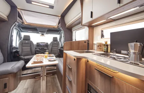 Inside the Sportivo motorhome