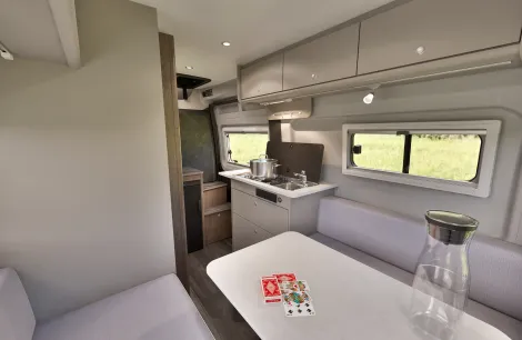 Campervan living area