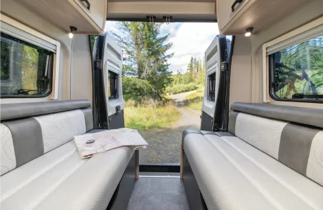 Inside the Xplore CV X8 pop-top