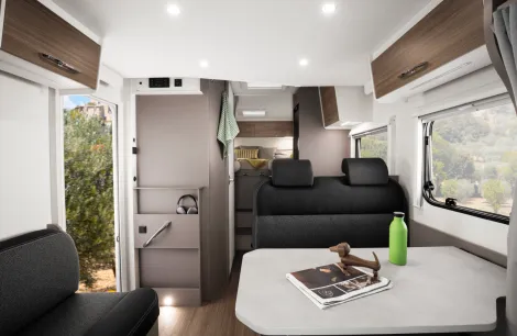 Inside the Etrusco T-Base motorhome