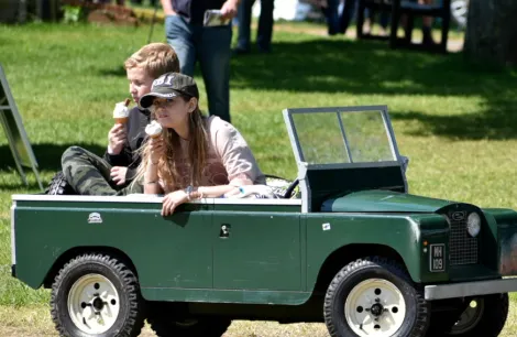 food and drink at the big land rover fest
