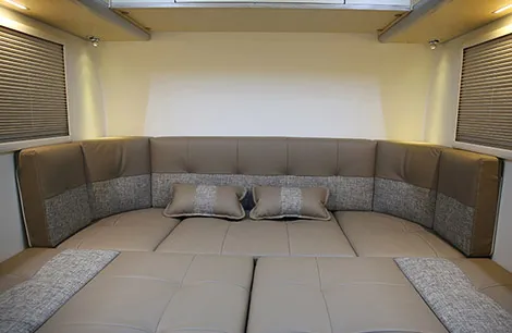 W-Caravan Planet Mini Plus converted bed 