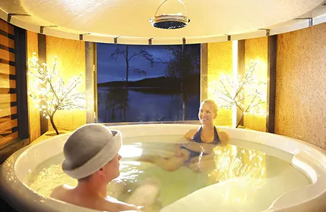 Saunavaunut caravans take relaxation seriously. These mobile cabins combine a sauna, hot tub and lounge in a single towable unit