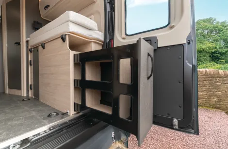 Storage inside the Xplore CV X9