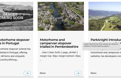 Searching for stopover news on Out & About Live