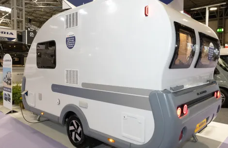 Adria Action 391 exterior at the NEC