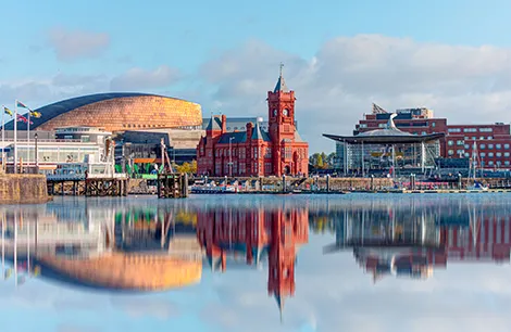 View across to Cardiff Bay