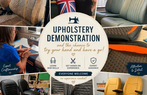 Upholstery Demonstrations  with Jacquie