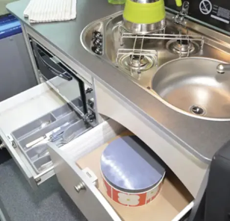 Bilbo's rear kitchen