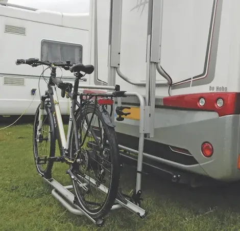 A useful lowering bike carrier