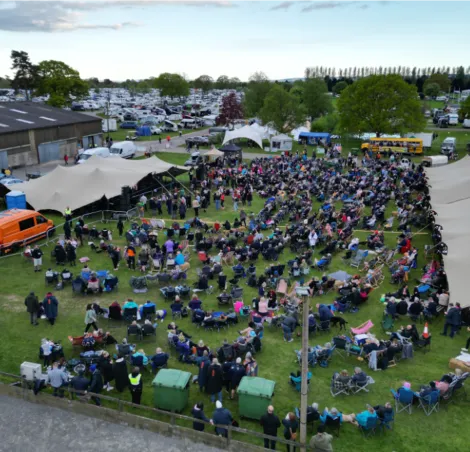 The crowd at Campervan Campout