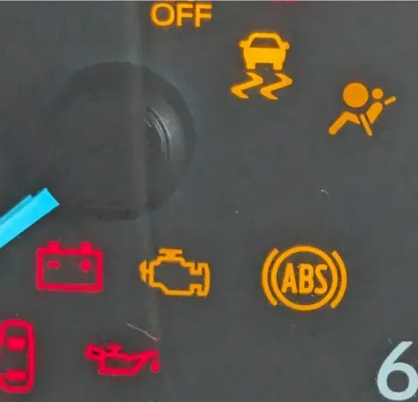 Engine warning lights