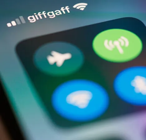 Phone showing wifi signal symbol