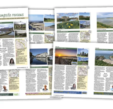 Reader campsite review pages in MMM
