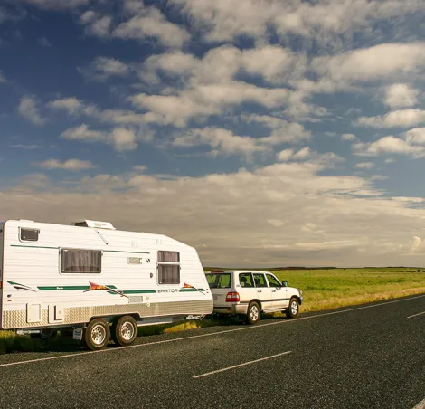 Caravan road trip