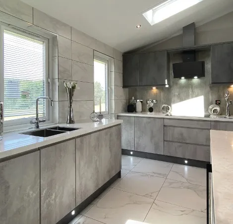 The kitchen inside the Kensington park home