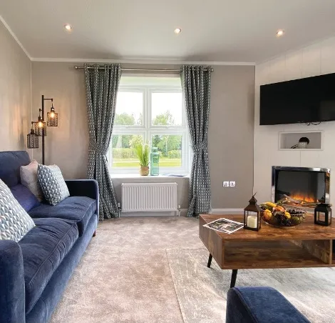 Inside the Woburn park home