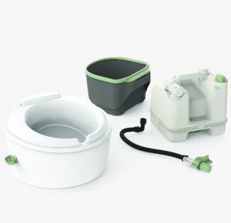 The components of a Thetford separation toilet