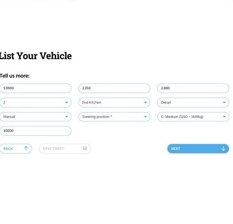 Sell your van