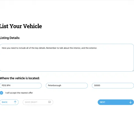Sell your van