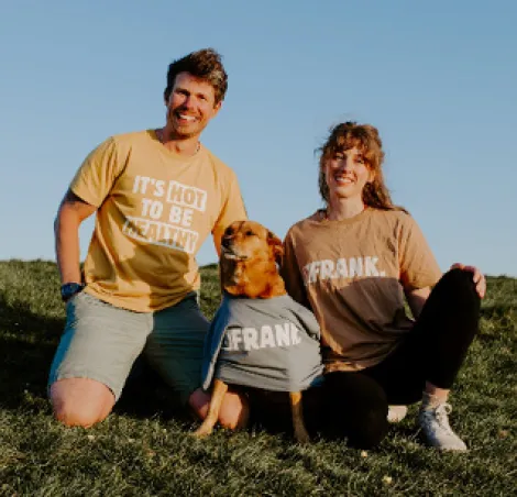 bFrank - Fitness - with dog Shepton25