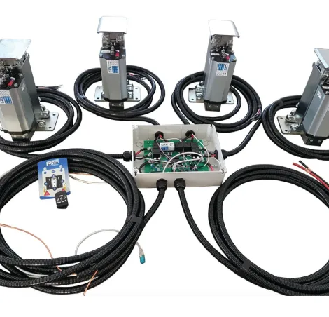 An electrical self levelling system